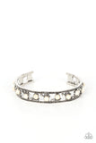 Badlands Bliss - White Bracelet - Paparazzi Accessories Bracelet Bedazzle Me Pretty Mobile Fashion Boutique