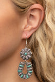 Badlands Eden - Silver Earrings - Paparazzi Accessories Earrings Bedazzle Me Pretty Mobile Fashion Boutique