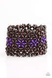Bahama Babe - Purple Bracelet - Paparazzi Accessories Bracelet FS-Bedazzle Me Pretty Mobile Fashion Boutique