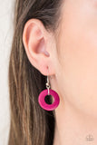 Bahama Drama - Pink Necklace - Paparazzi Accessories Necklace FS-Bedazzle Me Pretty Mobile Fashion Boutique