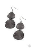 Bait and Switch - Black Earrings - Paparazzi Accessories Earrings Bedazzle Me Pretty Mobile Fashion Boutique