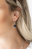 Ballroom Belle - Blue Necklace - Paparazzi Accessories Necklace Bedazzle Me Pretty Mobile Fashion Boutique