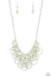 Ballroom Bliss - Green Necklace - Paparazzi Accessories Necklace Bedazzle Me Pretty Mobile Fashion Boutique
