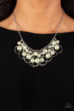 Ballroom Bliss - Green Necklace - Paparazzi Accessories Necklace Bedazzle Me Pretty Mobile Fashion Boutique