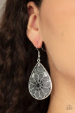 Banquet Bling - Black Earrings - Paparazzi Accessories Earrings Bedazzle Me Pretty Mobile Fashion Boutique