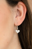 Bare Your Heart - White Necklace - Paparazzi Accessories Necklace Bedazzle Me Pretty Mobile Fashion Boutique