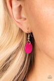 Barefoot Beaches - Pink Necklace - Paparazzi Accessories Necklace Bedazzle Me Pretty Mobile Fashion Boutique