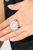 BAROQUE The Spell - Pink Ring - Paparazzi Accessories Ring Bedazzle Me Pretty Mobile Fashion Boutique