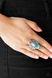 Basic Element - Blue Ring - Paparazzi Accessories Ring Bedazzle Me Pretty Mobile Fashion Boutique