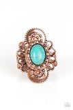 Basic Element - Copper Ring - Paparazzi Accessories Ring Bedazzle Me Pretty Mobile Fashion Boutique