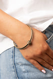 Bauble Bash - Brass Bracelet - Paparazzi Accessories Bracelet Bedazzle Me Pretty Mobile Fashion Boutique