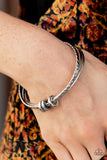 Bauble Bash - Silver Bracelet - Paparazzi Accessories Bracelet Bedazzle Me Pretty Mobile Fashion Boutique
