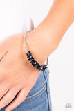 BAUBLY Personality - Blue Bracelet - Paparazzi Accessories Bracelet Bedazzle Me Pretty Mobile Fashion Boutique