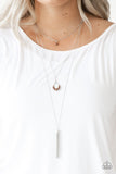 Be Fancy - Brown Necklace - Paparazzi Accessories Necklace Bedazzle Me Pretty Mobile Fashion Boutique