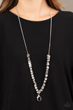 Be Heard - Silver Lanyard - Paparazzi Accessories Lanyard Bedazzle Me Pretty Mobile Fashion Boutique