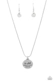 Be Still - Silver Necklace - Paparazzi Accessories Necklace FS-Bedazzle Me Pretty Mobile Fashion Boutique