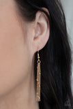 Be The Peace You Seek - Gold Necklace - Paparazzi Accessories Necklace FS-Bedazzle Me Pretty Mobile Fashion Boutique