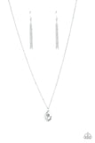 Be The Peace You Seek - Silver Necklace - Paparazzi Accessories Necklace FS-Bedazzle Me Pretty Mobile Fashion Boutique