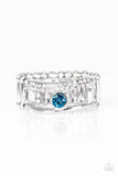 Be The Sparkle - Blue Ring - Paparazzi Accessories Ring Bedazzle Me Pretty Mobile Fashion Boutique