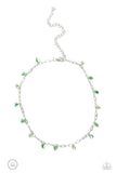Beach Ball Bliss - Green Necklace - Paparazzi Accessories Necklace Bedazzle Me Pretty Mobile Fashion Boutique