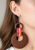 Beach Day Drama - Multi Earrings - Paparazzi Accessories Earrings Bedazzle Me Pretty Mobile Fashion Boutique