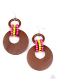 Beach Day Drama - Multi Earrings - Paparazzi Accessories Earrings Bedazzle Me Pretty Mobile Fashion Boutique