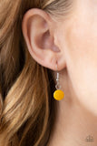 Beach Flavor - Yellow Necklace - Paparazzi Accessories Necklace Bedazzle Me Pretty Mobile Fashion Boutique