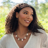 BEACH for the Sun - Blue Necklace - Paparazzi Accessories Necklace Bedazzle Me Pretty Mobile Fashion Boutique