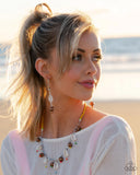 BEACH for the Sun - Multi Necklace - Paparazzi Accessories Necklace Bedazzle Me Pretty Mobile Fashion Boutique