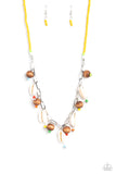 BEACH for the Sun - Multi Necklace - Paparazzi Accessories Necklace Bedazzle Me Pretty Mobile Fashion Boutique