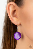 Beach Hub - Purple Necklace - Paparazzi Accessories Necklace Bedazzle Me Pretty Mobile Fashion Boutique
