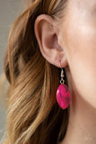 Beachfront Beauty - Pink Necklace - Paparazzi Accessories Necklace Bedazzle Me Pretty Mobile Fashion Boutique