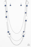 Beachside Babe - Blue Necklace - Paparazzi Accessories Necklace Bedazzle Me Pretty Mobile Fashion Boutique