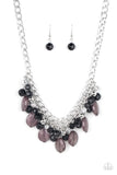 Beachside Dance - Black Necklace - Paparazzi Accessories Necklace Bedazzle Me Pretty Mobile Fashion Boutique