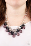 Beachside Dance - Black Necklace - Paparazzi Accessories Necklace Bedazzle Me Pretty Mobile Fashion Boutique