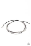 BEAD Me Up, Scotty! - Silver Bracelet - Paparazzi Accessories Bracelet Bedazzle Me Pretty Mobile Fashion Boutique