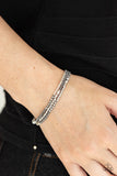BEAD Me Up, Scotty! - Silver Bracelet - Paparazzi Accessories Bracelet Bedazzle Me Pretty Mobile Fashion Boutique