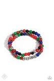 BEAD That As It May - Red Bracelet - Paparazzi Accessories Bracelet Bedazzle Me Pretty Mobile Fashion Boutique