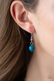 BEAD Your Own Drum - Blue Necklace - Paparazzi Accessories Necklace Bedazzle Me Pretty Mobile Fashion Boutique
