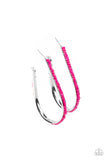Beaded Bauble - Pink Earrings - Paparazzi Accessories Earrings Bedazzle Me Pretty Mobile Fashion Boutique