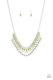 Beaded Bliss - Green Necklace - Paparazzi Accessories Necklace Bedazzle Me Pretty Mobile Fashion Boutique