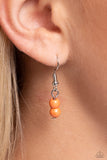 Beaded Bliss - Orange Necklace - Paparazzi Accessories Necklace Bedazzle Me Pretty Mobile Fashion Boutique