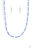 Beaded Blitz - Blue Necklace - Paparazzi Accessories Necklace Bedazzle Me Pretty Mobile Fashion Boutique