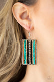 Beadwork Wonder - Black Earrings - Paparazzi Accessories Earrings Bedazzle Me Pretty Mobile Fashion Boutique