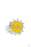 Beautiful Morning - Yellow Ring - Paparazzi Accessories Ring Bedazzle Me Pretty Mobile Fashion Boutique