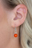 Beautifully Beaded - Orange Necklace - Paparazzi Accessories Necklace Bedazzle Me Pretty Mobile Fashion Boutique