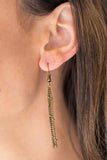 Beautifully Branching - Brass Necklace - Paparazzi Accessories Necklace Bedazzle Me Pretty Mobile Fashion Boutique