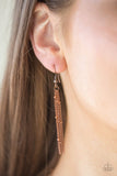 Beautifully Branching - Copper Necklace - Paparazzi Accessories Necklace Bedazzle Me Pretty Mobile Fashion Boutique