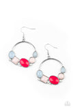 Beautifully Bubblicious - Multi Earrings - Paparazzi Accessories Earrings Bedazzle Me Pretty Mobile Fashion Boutique