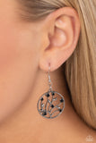 Bedazzlingly Branching - Black Earrings - Paparazzi Accessories Earrings Bedazzle Me Pretty Mobile Fashion Boutique